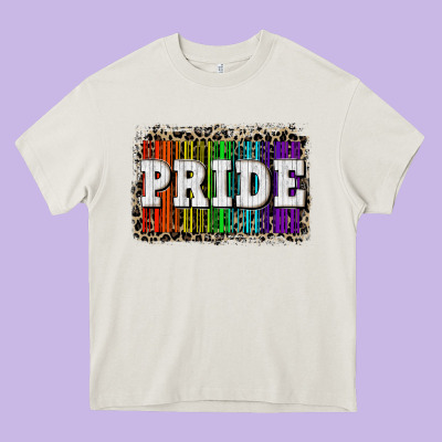 Pride Barcode Heavy Core Tee Designed By Cowgirlartshop