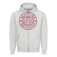 Dove Grey seal bates college Zipper Hoodie - artisFamous