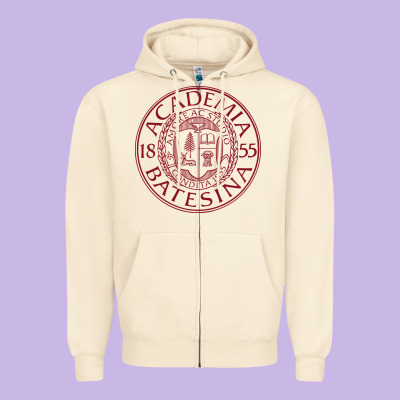 Seal Bates College Zipper Hoodie Designed By Artisfamous