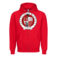 Red seattle university Zipper Hoodie - artisFamous
