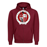 Burgundy seattle university Zipper Hoodie - artisFamous