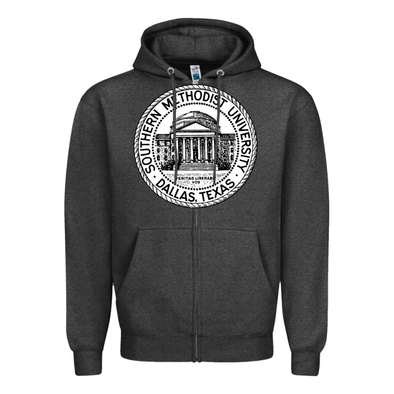 Southern Methodist University Zipper Hoodie by artisFamous | Teevron