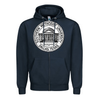 Navy southern methodist university Zipper Hoodie - artisFamous
