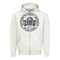 Oatmeal Heather southern methodist university Zipper Hoodie - artisFamous