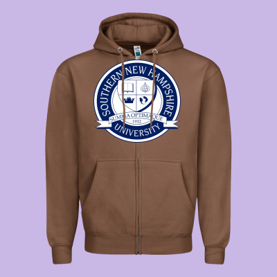 Southern New Hampshire University Zipper Hoodie Designed By Artisfamous
