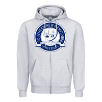 Heather Grey southern new hampshire university Zipper Hoodie - artisFamous