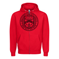 Red southwestern university Zipper Hoodie - artisFamous