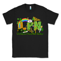 Black LPN Licensed Practical Nurse St. Patrick's Day Classic Tee - CowGirlArtShop