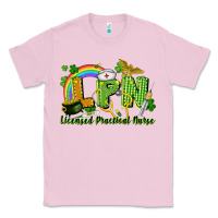 Bubblegum Pink LPN Licensed Practical Nurse St. Patrick's Day Classic Tee - CowGirlArtShop