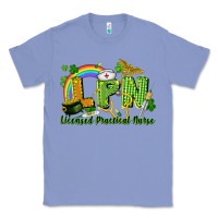 Colony Blue LPN Licensed Practical Nurse St. Patrick's Day Classic Tee - CowGirlArtShop