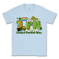 Dusty Blue LPN Licensed Practical Nurse St. Patrick's Day Classic Tee - CowGirlArtShop