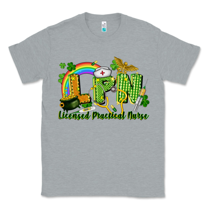 Lpn Licensed Practical Nurse St. Patrick's Day Classic Tee by CowGirlArtShop | Teevron