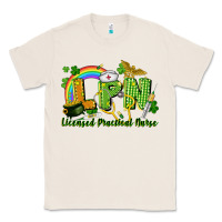 Natural LPN Licensed Practical Nurse St. Patrick's Day Classic Tee - CowGirlArtShop