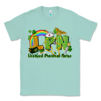 Seafoam LPN Licensed Practical Nurse St. Patrick's Day Classic Tee - CowGirlArtShop