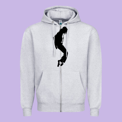 Michael Jackson Zipper Hoodie Designed By Artisfamous
