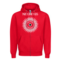 Red neurosis Zipper Hoodie - artisFamous
