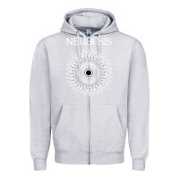 Heather Grey neurosis Zipper Hoodie - artisFamous