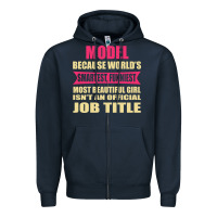 Navy model funniest isn't a jobtitle Zipper Hoodie - artisFamous