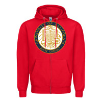 Red university of california, san diego Zipper Hoodie - artisFamous