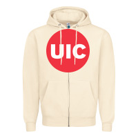 Sandshell university of illinois at chicago circle Zipper Hoodie - artisFamous