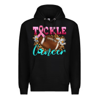 Black Tackle Cancer Premium Hoodie - Artiststas