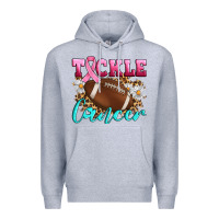 Heather Grey Tackle Cancer Premium Hoodie - Artiststas