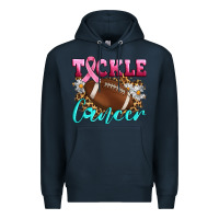 Navy Tackle Cancer Premium Hoodie - Artiststas