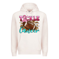 Pale Pink Tackle Cancer Premium Hoodie - Artiststas