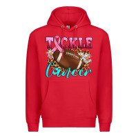 Red Tackle Cancer Premium Hoodie - Artiststas