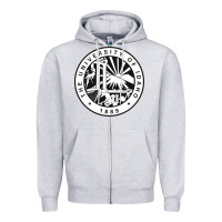 Heather Grey university of idaho Zipper Hoodie - artisFamous