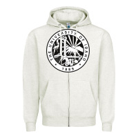Oatmeal Heather university of idaho Zipper Hoodie - artisFamous