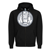 Black university of illinois Zipper Hoodie - artisFamous