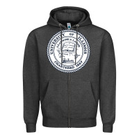 Charcoal Heather university of illinois Zipper Hoodie - artisFamous