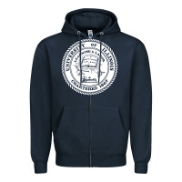 Navy university of illinois Zipper Hoodie - artisFamous