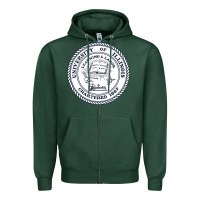 Sports Green university of illinois Zipper Hoodie - artisFamous