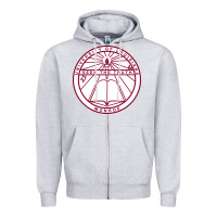 Heather Grey university of louisiana at monroe Zipper Hoodie - artisFamous