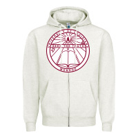 Oatmeal Heather university of louisiana at monroe Zipper Hoodie - artisFamous
