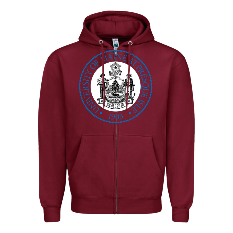 University Of Maine At Presque Isle Zipper Hoodie by artisFamous | Teevron