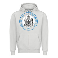 Dove Grey university of maine at presque isle Zipper Hoodie - artisFamous