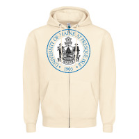 Sandshell university of maine at presque isle Zipper Hoodie - artisFamous