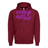 Burgundy Best Indigo Girls music Zipper Hoodie - artisFamous