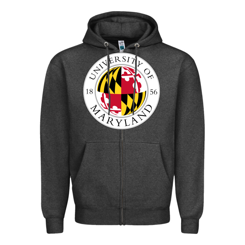 University Of Maryland Zipper Hoodie by artisFamous | Teevron