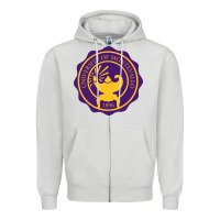 Dove Grey university of montevallo Zipper Hoodie - artisFamous