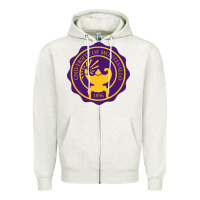 Oatmeal Heather university of montevallo Zipper Hoodie - artisFamous