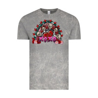 Skull Xoxo Rainbow Valentine's Day Vintage Tee | Teevron