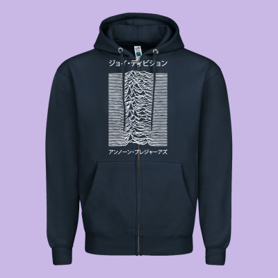 Joy Division Pleasures  Japanese Zipper Hoodie Designed By Artisfamous