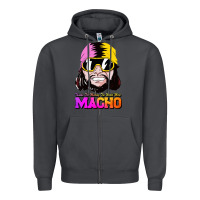 Smoke randy wrestler Zipper Hoodie - artisFamous