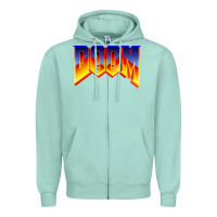 Seafoam doom video game Zipper Hoodie - artisFamous