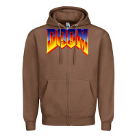 Chestnut doom video game Zipper Hoodie - artisFamous