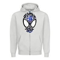 Dove Grey anyone can wear the mask Zipper Hoodie - artisFamous